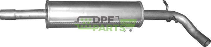 Střední tlumič výfuku Skoda Rapid 1.4 TSi, Polmo 24.003 A, OE
