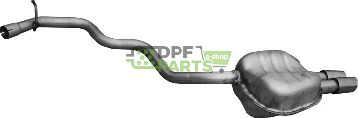 Tłumik końcowy Skoda Superb 1.8 TSi 03/08-05/15, Polmo 24.009 A, OE 3T0253181AE 3T0253181BE