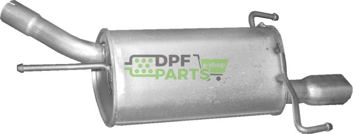 Koncový tlumič výfuku Opel Corsa 1.8 : Tigra Twin Top 1.8, Polmo 17.266 A, OE 5852193