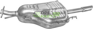Koncový tlumič výfuku Opel Astra G 1.8i/2.0i 16V SDN 98-, Polmo 17.296 A, OE 5852058 5852068 90530887 90573470