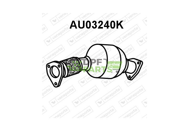 Katalizator AUDI - 8E0131702N 8E0131702NX 8E0254200DX