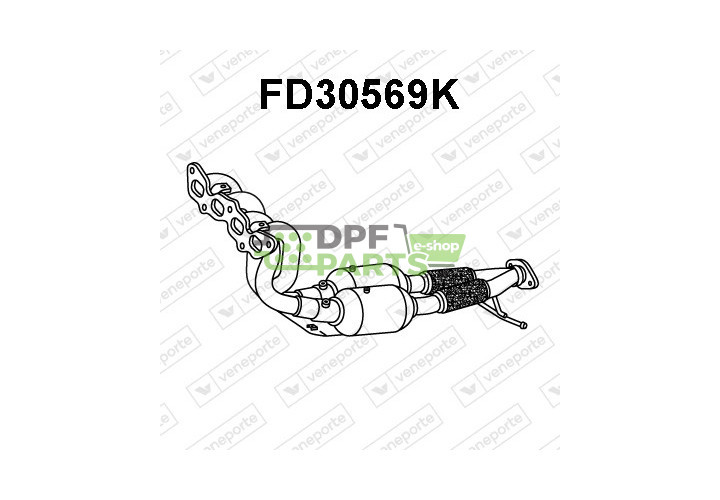 Katalizator FORD - 1319161 1326272 1338425