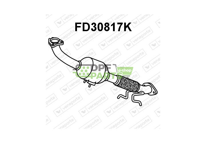 Katalizator FORD - 1316353 1321835 1324948