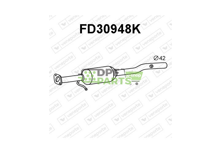 Katalizator FORD - 1061914 1068781 1107551