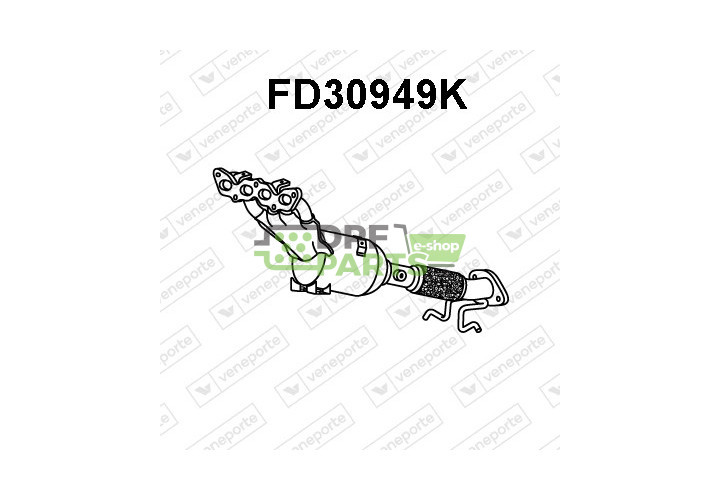 Katalizator FORD / VOLVO - 1253304 1257252 1312667