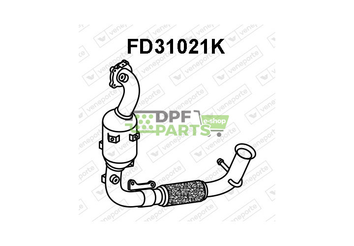 Katalizator FORD - 2112888 2114418 2138289