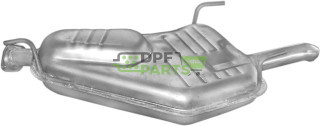 Koncový tlumič výfuku Opel Vectra B 2.0 Di 11/96-8/02 2.0 DTi 9/97-8/02 2.2 DTi 9/00-8/02, Polmo 17.302 A, OE 852418