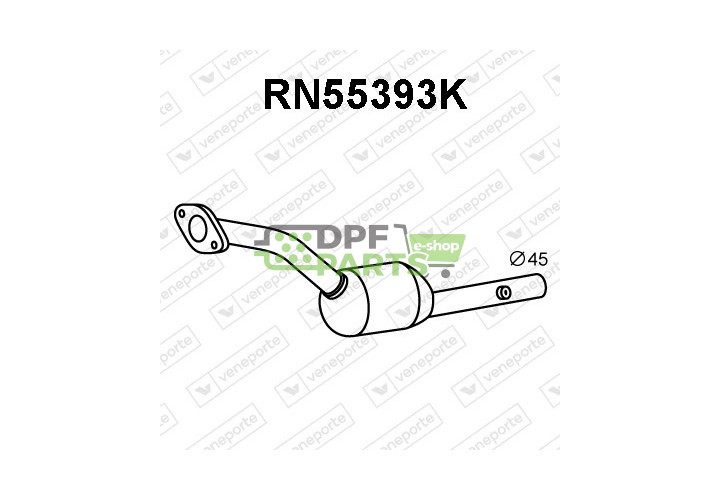 Katalizator RENAULT - 200101069R 200107263R 8200276187