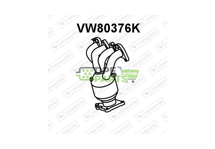 Katalyzátor AUDI / SEAT / SKODA / VOLKSWAGEN - 036253052BX 036253052CX 036253052DX