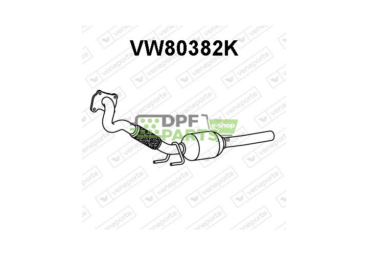 Katalizator SEAT / SKODA / VOLKSWAGEN - 6Q0254500GX 6Q0254500HX 