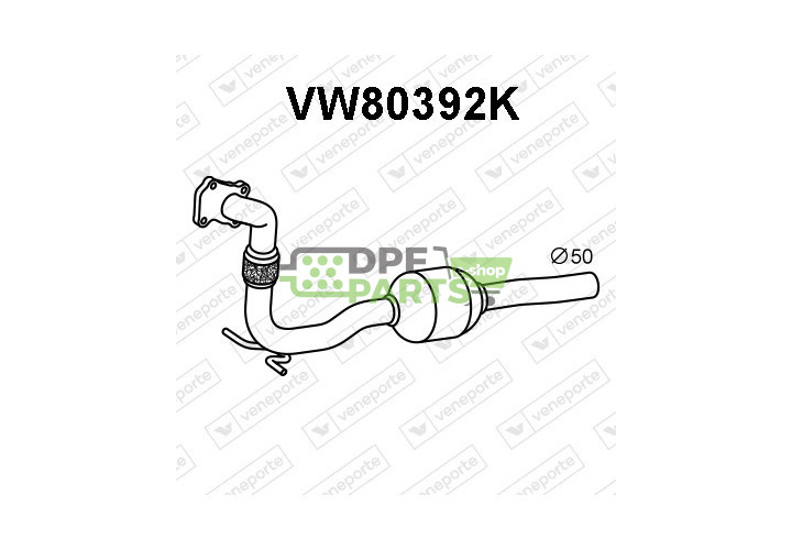 Katalizator SEAT / VOLKSWAGEN - 6X0253208HX 6X0253208KV 6X0253208KX