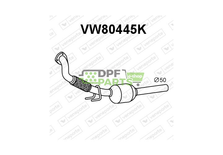 Katalizator SEAT / VOLKSWAGEN - 6K0253060EV 6K0253060EX 6K0253208FN