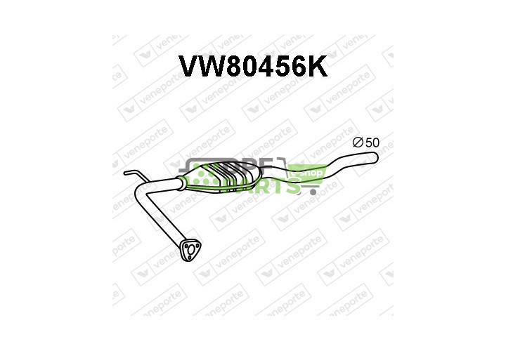 Katalizator VOLKSWAGEN - 023131701B 023131701BX 023131701GX