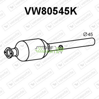 Katalizator SEAT / SKODA / VOLKSWAGEN - 1K0254400BX 1K0254400TX 1K0254401EX