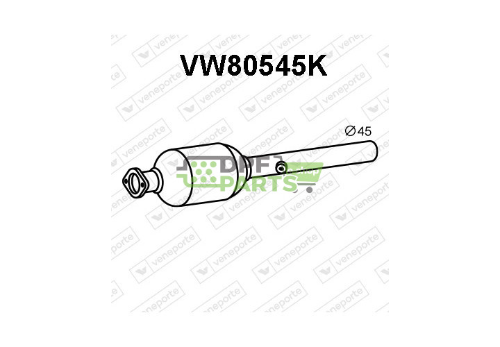 Katalizator SEAT / SKODA / VOLKSWAGEN - 1K0254400BX 1K0254400TX 1K0254401EX
