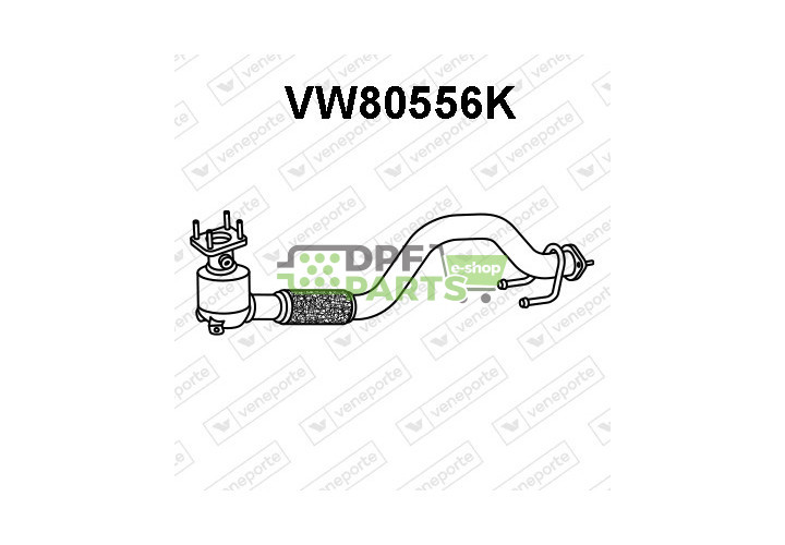 Katalizator AUDI / SKODA / VOLKSWAGEN - 1K0254302C 1K0254302CX 1K0254302S