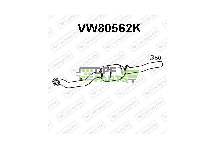 Katalizator AUDI / VOLKSWAGEN - 1K0254400JX 1K0254400PX 1K0254400RX