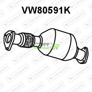 Katalizator AUDI / SKODA / VOLKSWAGEN - 3B0131089BV 3B0131089BX 3B0254200CX