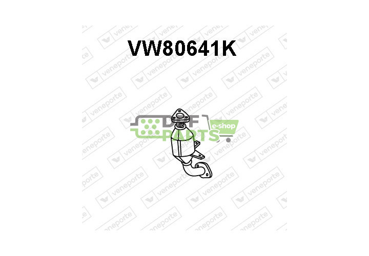 Katalyzátor AUDI / VOLKSWAGEN - 1J0131690DX 1J0131690FX