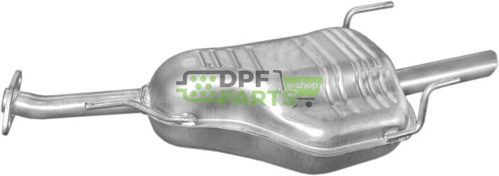 Koncový tlumič výfuku Opel Astra G 1.8/2.0i -16V kombi 98-04, Polmo 17.306 A, OE 24423011 58 52 053 58 52 106 58 52 409 90 12 07