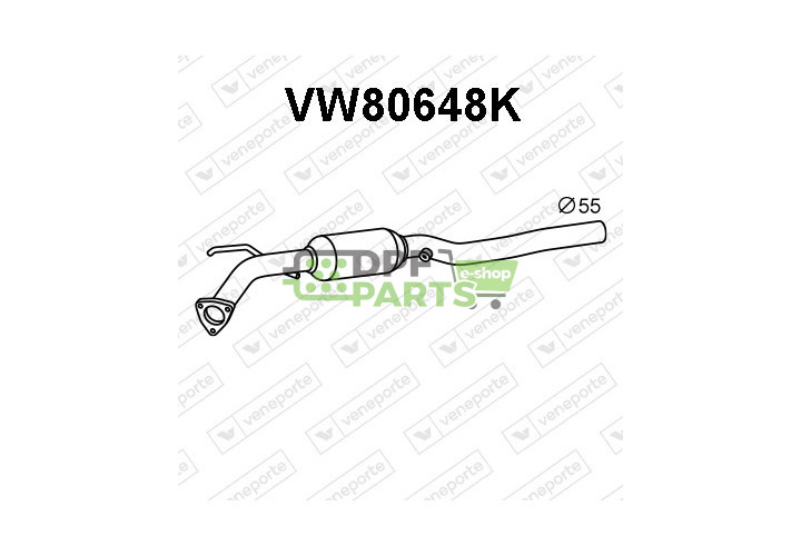 Katalyzátor VOLKSWAGEN - 023131089AX 023131089BX 023131089CX