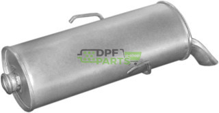 Koncový tlumič výfuku Peugeot 106 1.0  1.1 91-92, Polmo 19.21 A, OE 172697