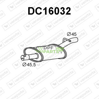 Tłumik DACIA / RENAULT - 200101582R  