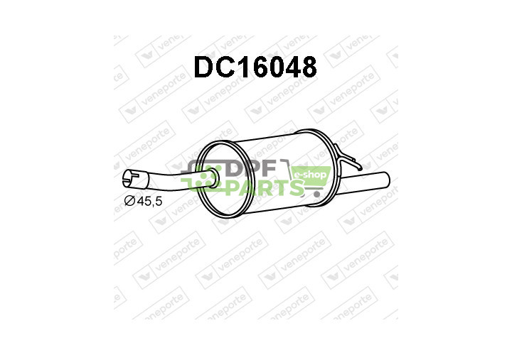 Tłumik DACIA - 200109538R  