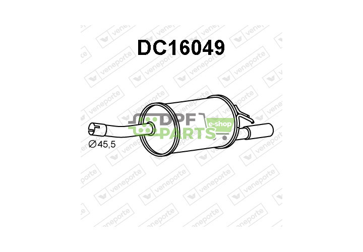 Tłumik DACIA - 200106232R  