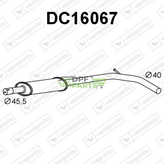 Tłumik DACIA - 200103850R  