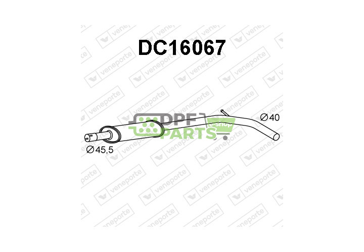 Tłumik DACIA - 200103850R  