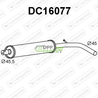 Tłumik DACIA - 200106261R  