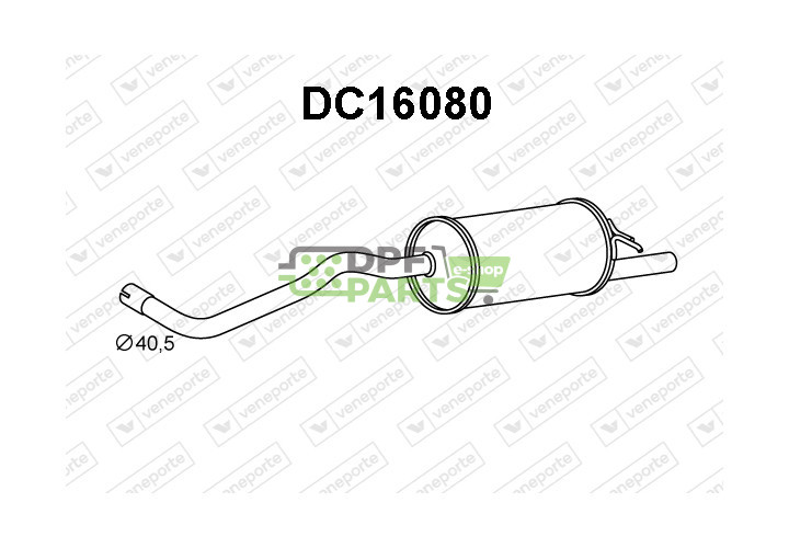 Tłumik DACIA - 200106903R 200108055R 