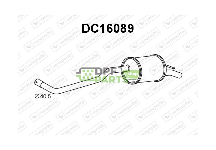 Tłumik DACIA - 200105773R  