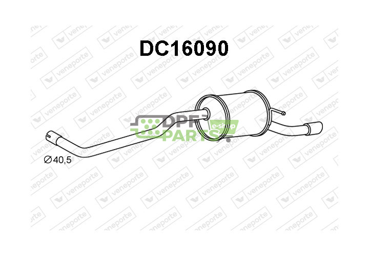 Tłumik DACIA - 200103082R  