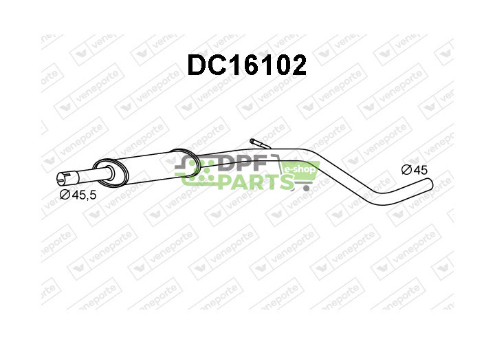 Tłumik DACIA - 200105756R  