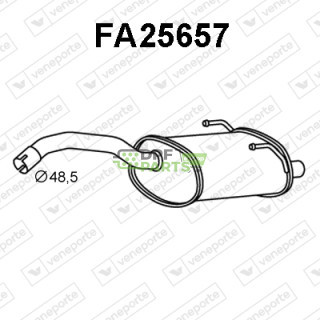 Tlumič FIAT - 46817654 51816860 51873785