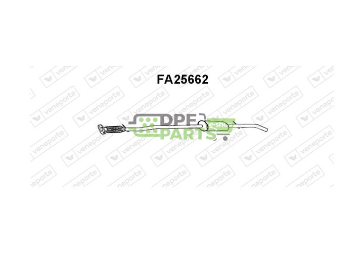 Tlumič FIAT / LANCIA - 55187485 55199372
