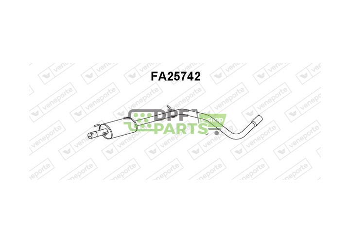 Tłumik FIAT - 55189609