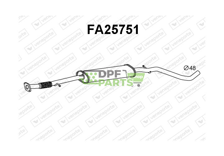 Tłumik FIAT - 51788194  
