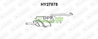 Tłumik HYUNDAI - 2870017300  