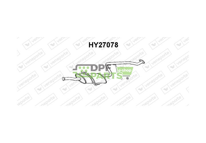 Tlumič HYUNDAI - 2870017300