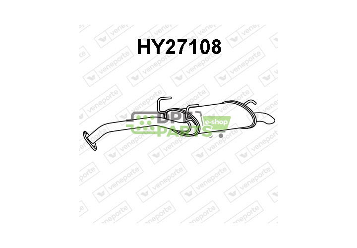 Tłumik HYUNDAI - 287001B000 287001B600 2870025000