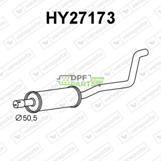 Tłumik HYUNDAI - 28605C8400 28650C8400