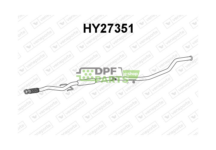 Tłumik HYUNDAI - 286100X150 286100X155 