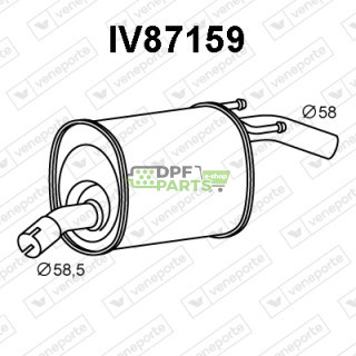 Tlumič IVECO - 500028855 PS750033 