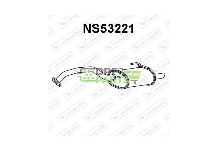 Tłumik NISSAN - 201003HD0A 201003VU0A 201003VU2A