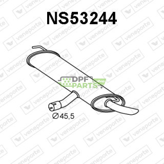 Tłumik NISSAN - 20100JD00A