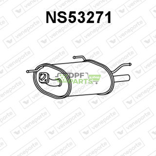 Tłumik NISSAN - 201000N060 201000N061 201000N062