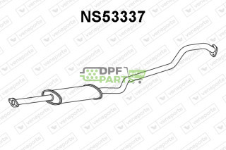 Tłumik NISSAN - 203005M570 203005M571 